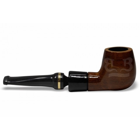 Cachimbo Anel Dourado Reto (Filtro Permanente) Piteira Chifre